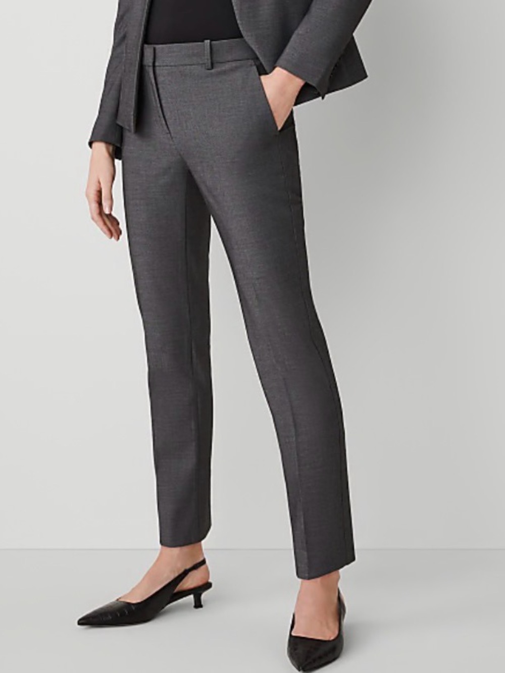 NWT The Ann Taylor Ankle Pant in Slate Blue Size 6